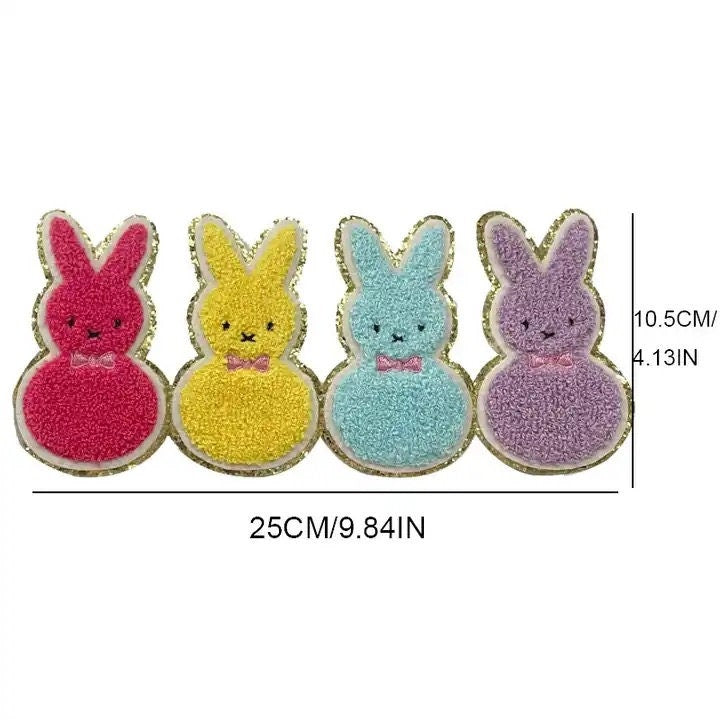 Peeps Chenille Easter Bunny Patch